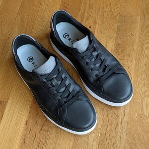 Kizik Vegas Black Leather Shoes